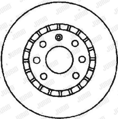 Jurid 561488J-1 - Тормозной диск autospares.lv