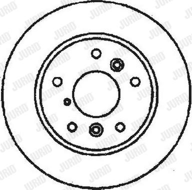 Jurid 561483J - Тормозной диск autospares.lv