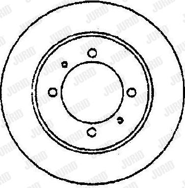 Jurid 561487J - Тормозной диск autospares.lv