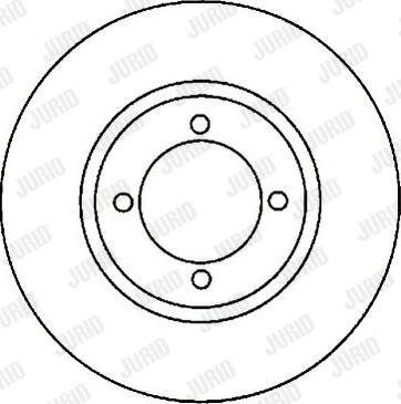 Jurid 561430J - Тормозной диск autospares.lv