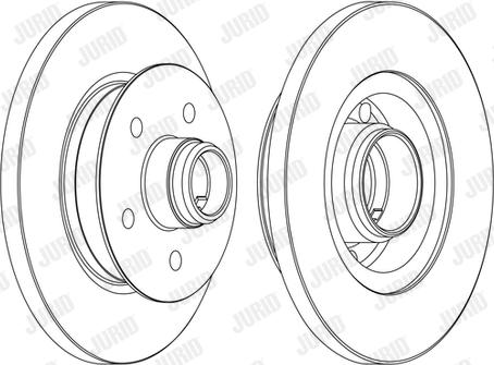 Jurid 561437J - Тормозной диск autospares.lv