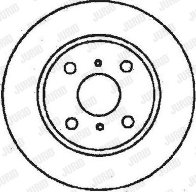 Jurid 561490J - Тормозной диск autospares.lv