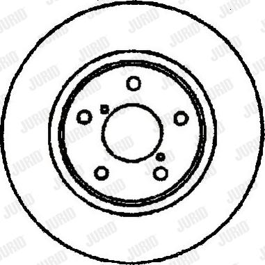 Jurid 561421J - Тормозной диск autospares.lv