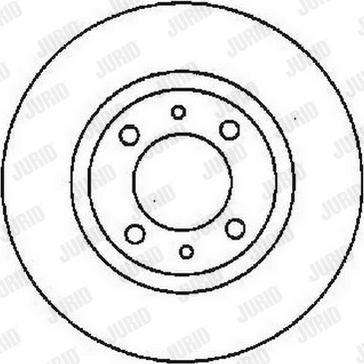 Jurid 561595J - Тормозной диск autospares.lv