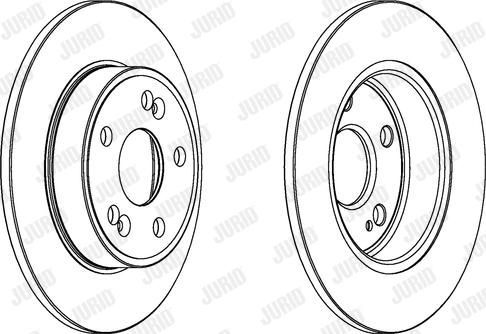 Jurid 561597J - Тормозной диск autospares.lv