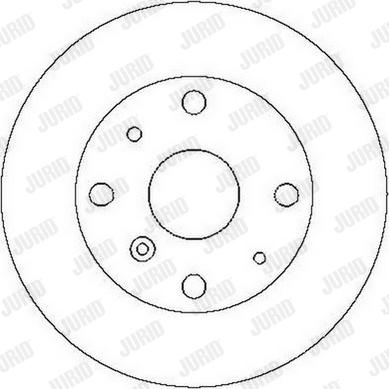 Jurid 561558J - Тормозной диск autospares.lv