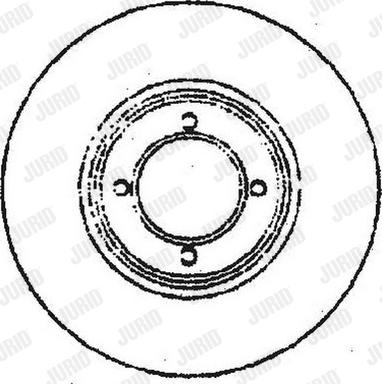 Jurid 561569J - Тормозной диск autospares.lv