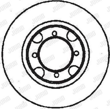 Jurid 561565J - Тормозной диск autospares.lv