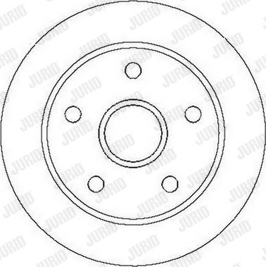 Jurid 561566J - Тормозной диск autospares.lv