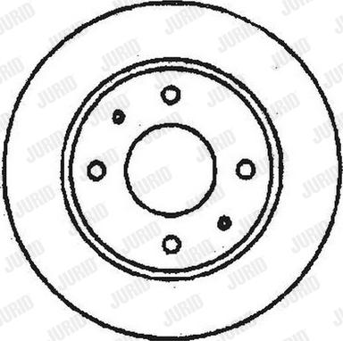 Japanparts DI060AF - Тормозной диск autospares.lv