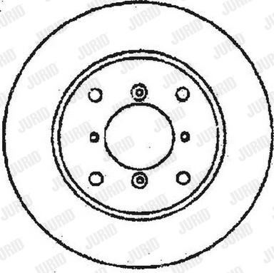 Jurid 561505JC-1 - Тормозной диск autospares.lv