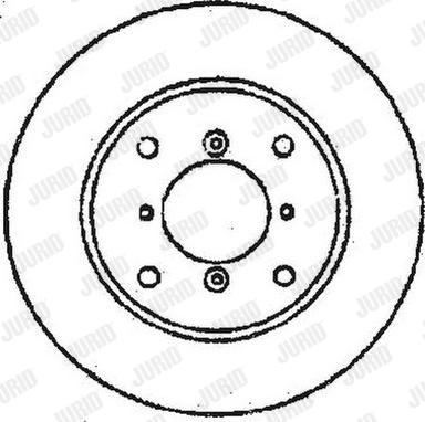 Jurid 561505J - Тормозной диск autospares.lv