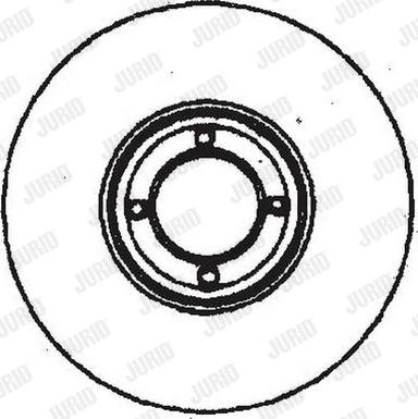 Jurid 561503J - Тормозной диск autospares.lv