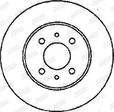 Jurid 561519J - Тормозной диск autospares.lv