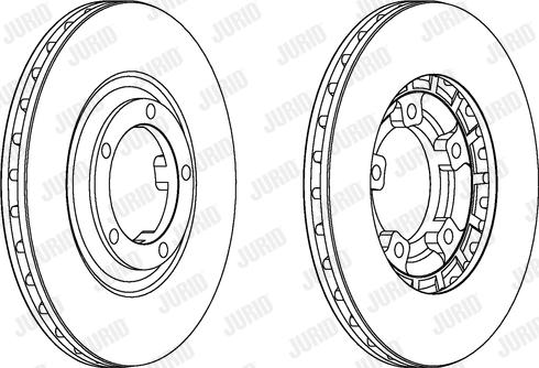 Jurid 561580J - Тормозной диск autospares.lv