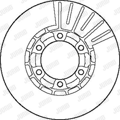 Jurid 561581J - Тормозной диск autospares.lv