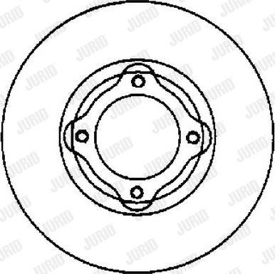 Jurid 561539J - Тормозной диск autospares.lv