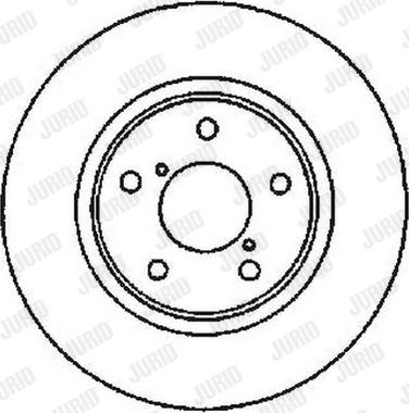 Jurid 561536J - Тормозной диск autospares.lv