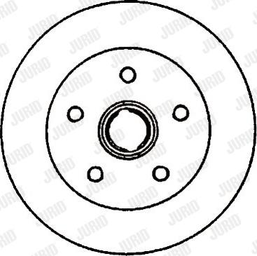 Jurid 561538J - Тормозной диск autospares.lv