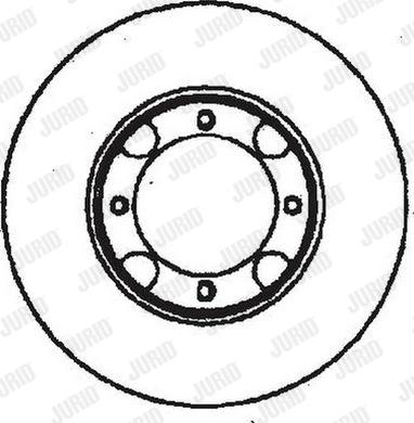 Jurid 561521J - Тормозной диск autospares.lv