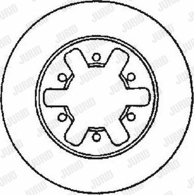 Jurid 561523J - Тормозной диск autospares.lv