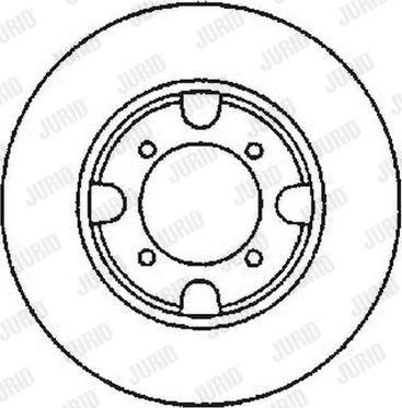 Jurid 561579J - Тормозной диск autospares.lv