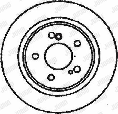 Jurid 561575JC - Тормозной диск autospares.lv