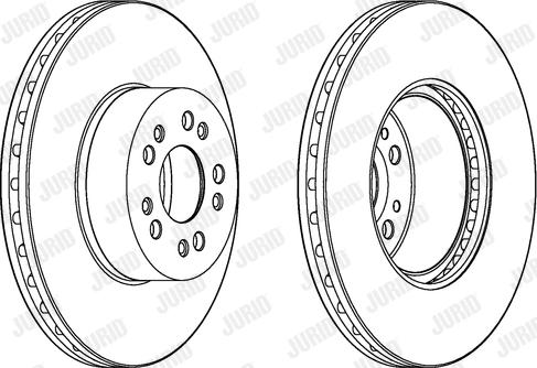 KWP 129300 - Тормозной диск autospares.lv