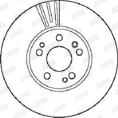 Jurid 561573J - Тормозной диск autospares.lv