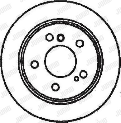 Jurid 561698J - Тормозной диск autospares.lv
