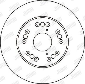 Jurid 561644J - Тормозной диск autospares.lv