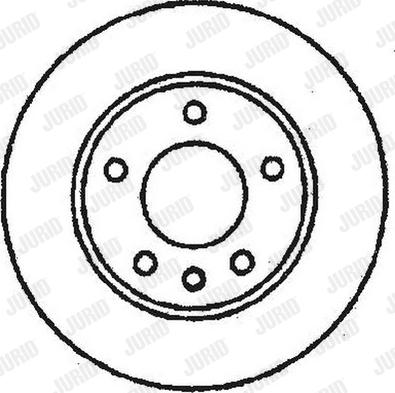 Jurid 561652J - Тормозной диск autospares.lv