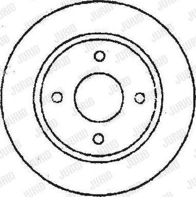 Jurid 561663J - Тормозной диск autospares.lv