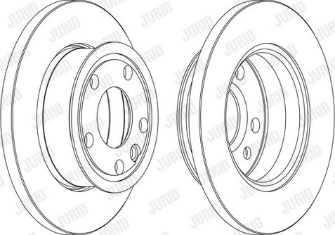 Jurid 561609JC - Тормозной диск autospares.lv