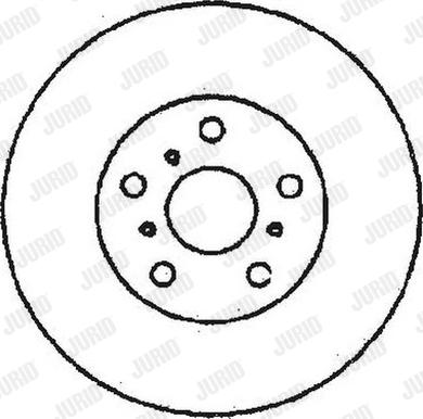 Jurid 561606J - Тормозной диск autospares.lv