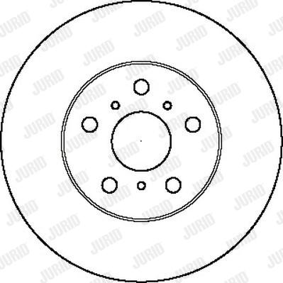 Jurid 561607J - Тормозной диск autospares.lv