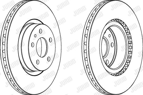 Jurid 561613J - Тормозной диск autospares.lv