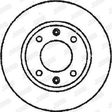 Jurid 561684J - Тормозной диск autospares.lv