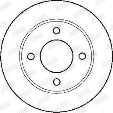 Jurid 561683J - Тормозной диск autospares.lv