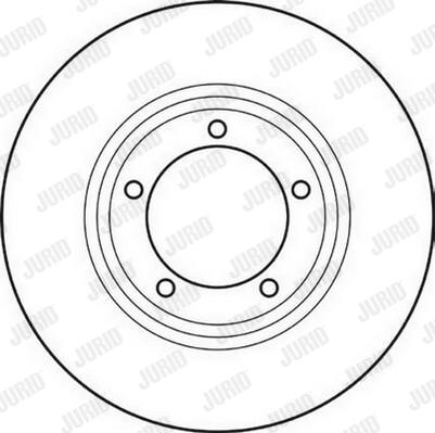 Jurid 561629JC-1 - Тормозной диск autospares.lv