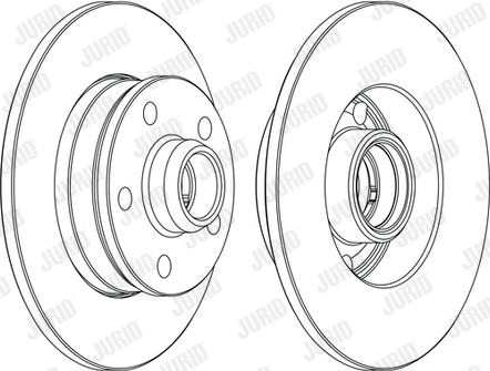 Jurid 561620J - Тормозной диск autospares.lv