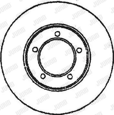 Jurid 561676J - Тормозной диск autospares.lv