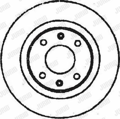 Delphi BG2480 - Тормозной диск autospares.lv