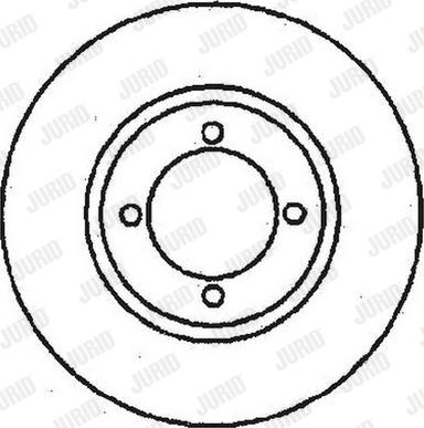 Jurid 561097J - Тормозной диск autospares.lv