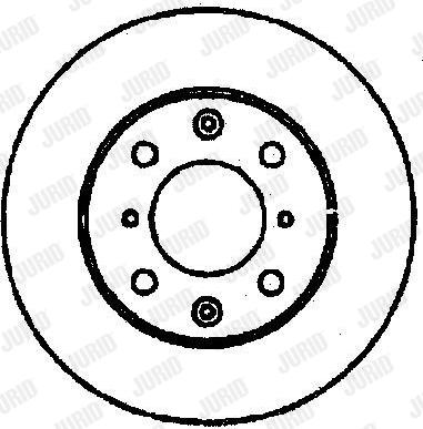 Jurid 561039J - Тормозной диск autospares.lv