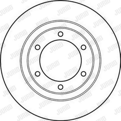 Jurid 561032J - Тормозной диск autospares.lv