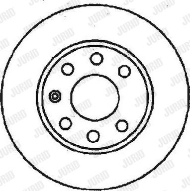 Jurid 561142J-1 - Тормозной диск autospares.lv