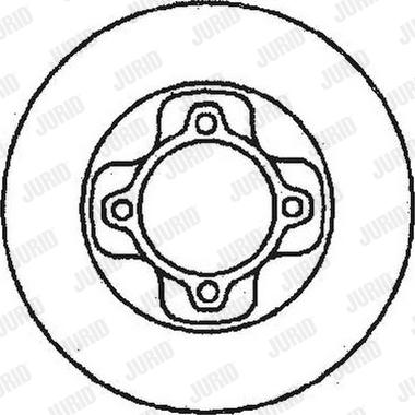 Jurid 561156J - Тормозной диск autospares.lv