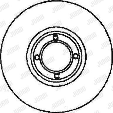 Jurid 561151J - Тормозной диск autospares.lv