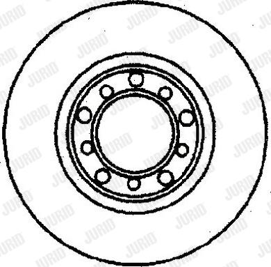 Jurid 561166J - Тормозной диск autospares.lv